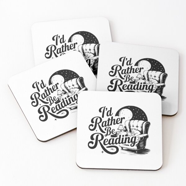 Item preview, I’d rather be reading – book lover quote design designed and sold by CleanDecor.