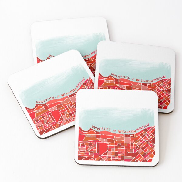 Item preview, UW Madison Map designed and sold by madebyceciliab.