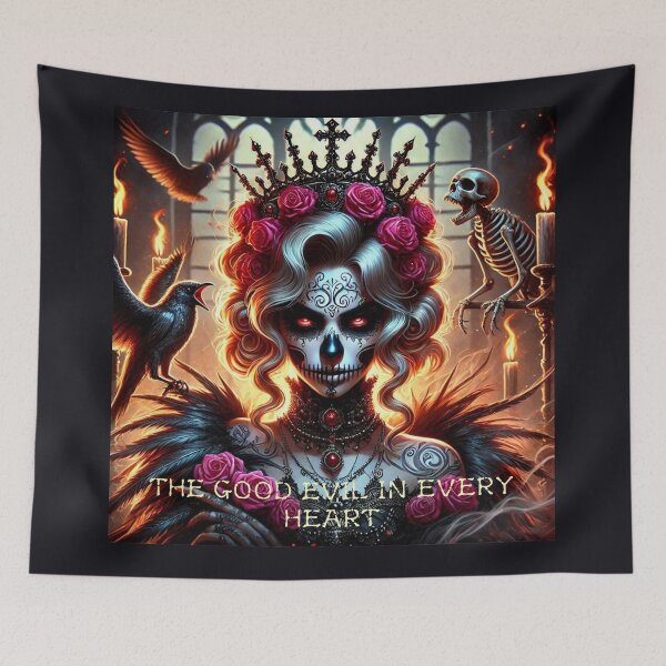 Item preview, Gothic Princess Sugar Skull designed and sold by Voodoo Store Paranormal Collections.