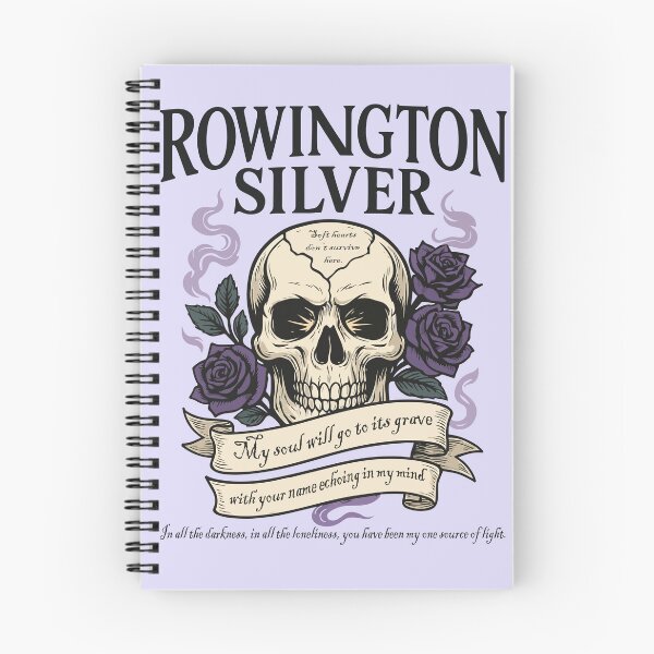 Item preview, Rowington Silver Bookish Phantasma Dark Romance designed and sold by RamblingsRose.