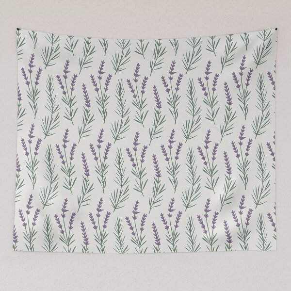 Item preview, Vintage Lavender Seamless Pattern – Botanical Floral Design designed and sold by MiniindY Pop.