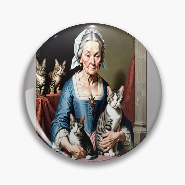 Item preview, Cat Lady – Circa 1740s Elegant Companion designed and sold by KoliBabb.