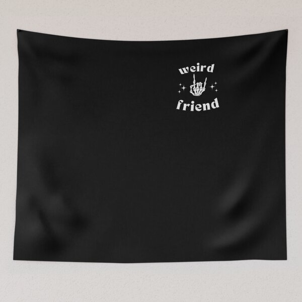 Item preview, Weird friend funny best friend rock on skeleton hands BFF designed and sold by snowry.
