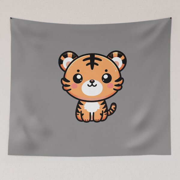 Item preview, Cute Tiger designed and sold by ArtistEmbrace.