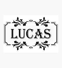 Frame Name Lucas Photographic Print