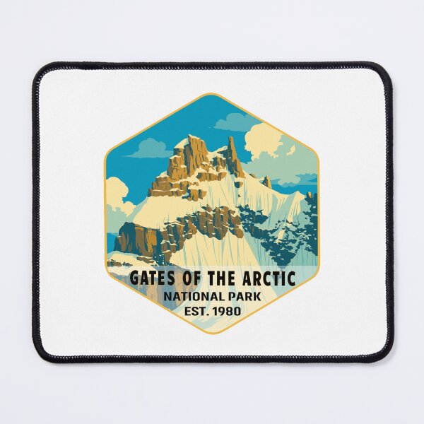 Item preview, Gates of the Arctic National Park Retro Wilderness Sticker designed and sold by Ismeal Von.