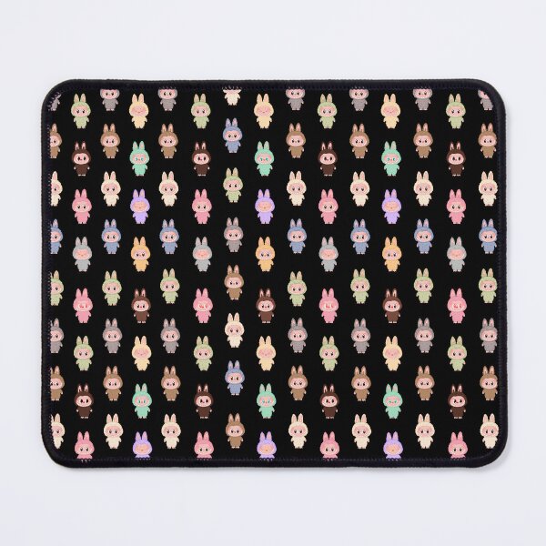 Item preview, Labubu pattern black background designed and sold by Diyanggostyle.
