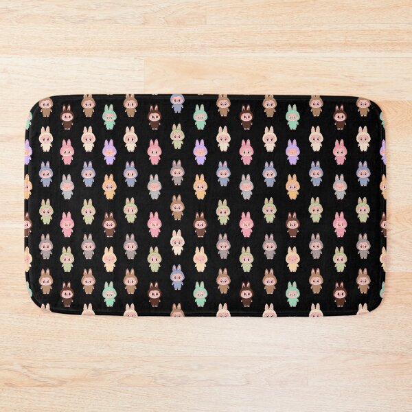 Item preview, Labubu pattern black background designed and sold by Diyanggostyle.