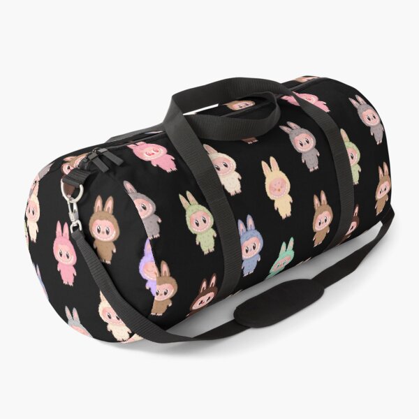 Item preview, Labubu pattern black background designed and sold by Diyanggostyle.
