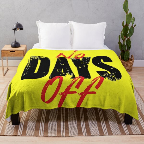Item preview, Badass Gym Quote | No Days Off designed and sold by typoinspired.