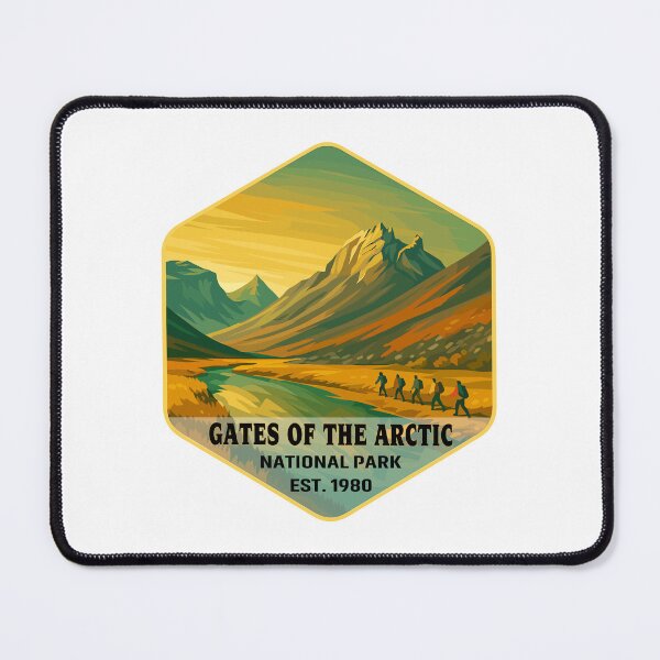 Item preview, Gates of the Arctic National Park Retro Wilderness Sticker designed and sold by Ismeal Von.