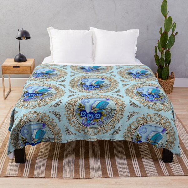 Item preview, Fancy Blue Pansy Beautician designed and sold by artmuvz.