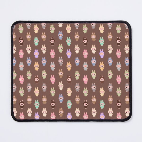 Item preview, Labubu pattern brown background designed and sold by Diyanggostyle.