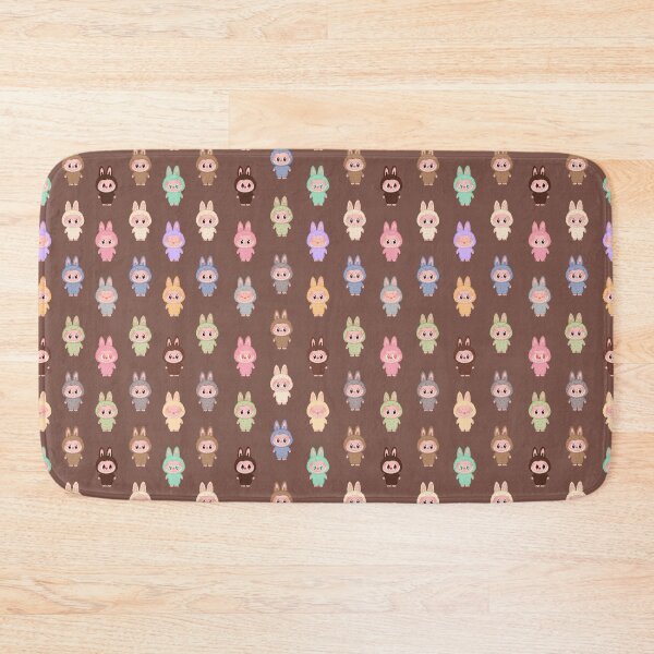 Item preview, Labubu pattern brown background designed and sold by Diyanggostyle.