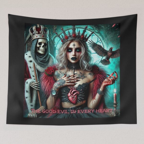 Item preview, Gothic Queen Skull King designed and sold by Voodoo Store Paranormal Collections.