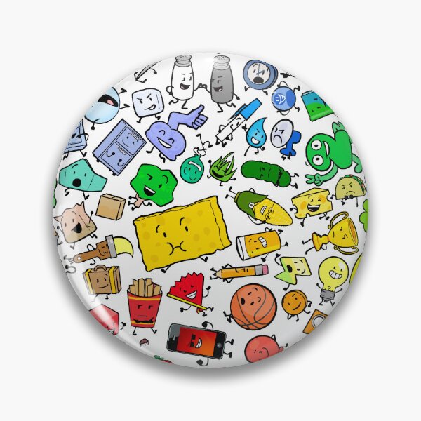 Item preview, BFDI Inanimate Insanity All Characters (Transparent) designed and sold by MsBonnieArt.