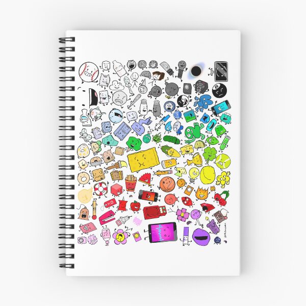 Item preview, BFDI Inanimate Insanity All Characters (Transparent) designed and sold by MsBonnieArt.