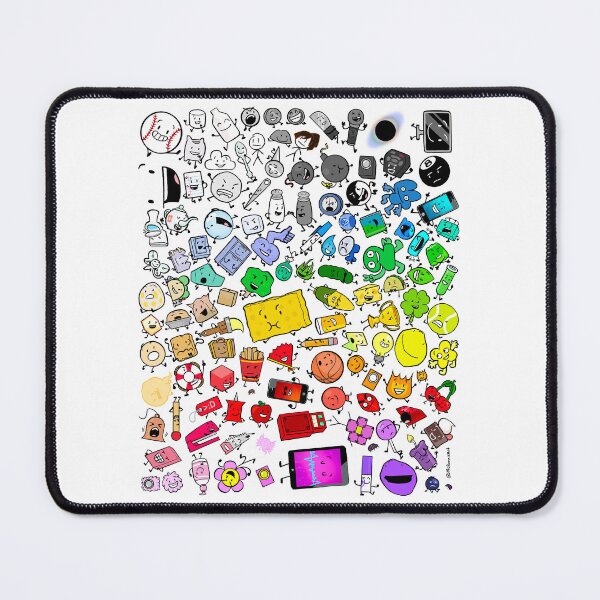 Item preview, BFDI Inanimate Insanity All Characters (Transparent) designed and sold by MsBonnieArt.