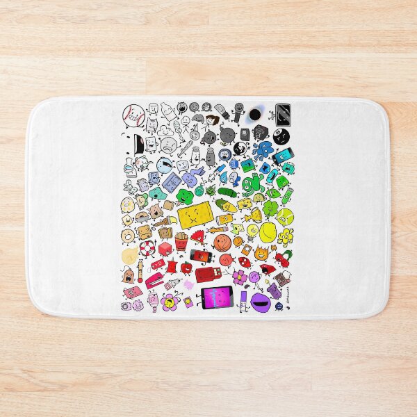 Item preview, BFDI Inanimate Insanity All Characters (Transparent) designed and sold by MsBonnieArt.