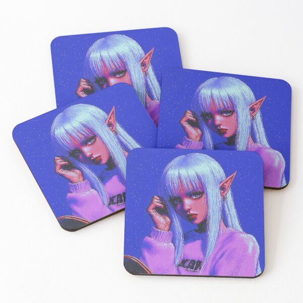 Item preview, Emo Anime Elf with Blue Hair designed and sold by V-Fantasy.