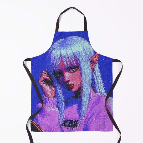 Item preview, Emo Anime Elf with Blue Hair designed and sold by V-Fantasy.