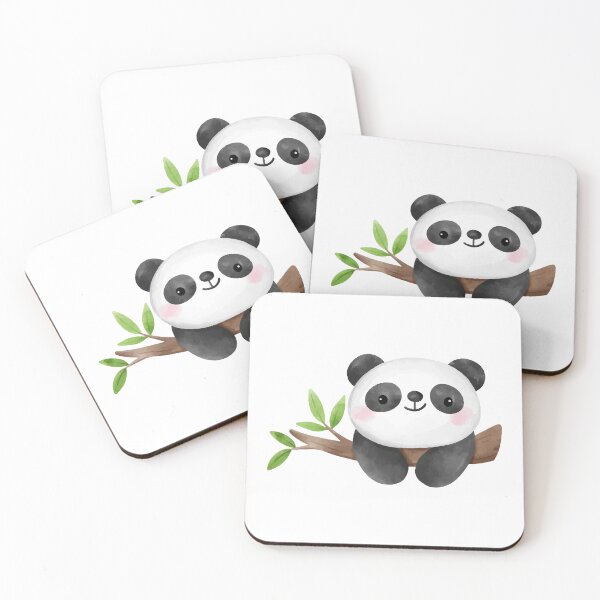 Item preview, Cute panda on a branch – sweet, relaxed mood designed and sold by ADROO.