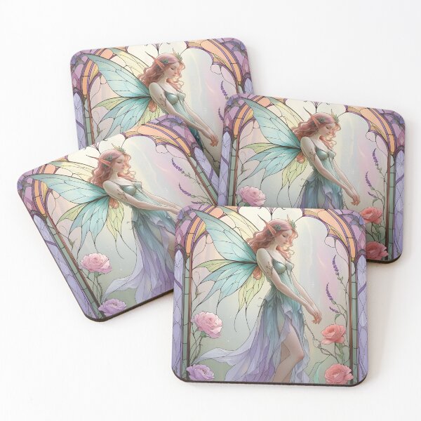 Item preview, Dreamlit Fairie in Pastel designed and sold by Edenglow Prints & Peculiars.