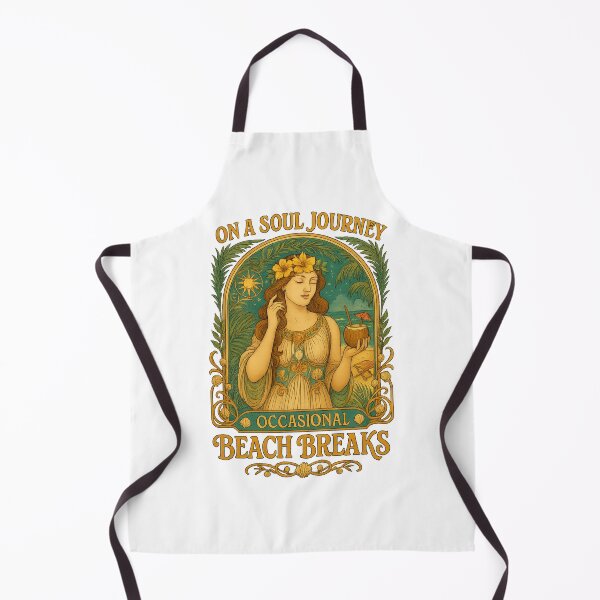 Item preview, On A Soul Journey, Occasional Beach Break Art Nouveau T-Shirt | Spiritual Travel Summer designed and sold by MySpiritTravels.
