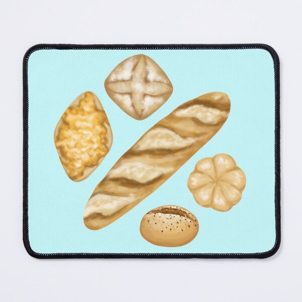 Item preview, Various types of bread such as rolls, baguettes and cheese pastries – perfect for culinary, artisanal and natural themes designed and sold by katecheerycake.