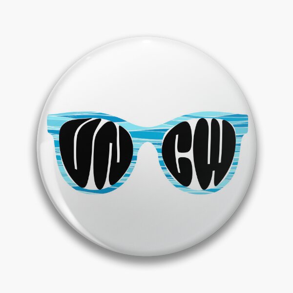 Item preview, UNCW Sunglasses Sticker designed and sold by creationcollective.