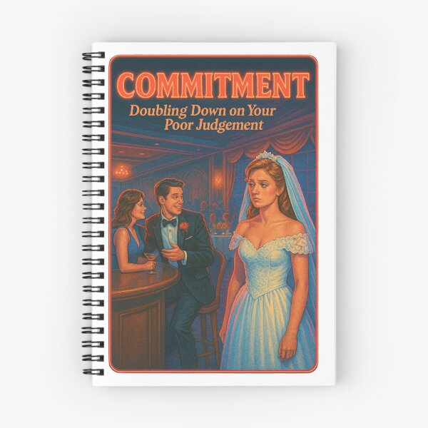 Item preview, Commitment! Sarcastic Funny Motivational designed and sold by Trauma Nicole.