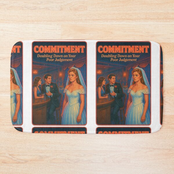 Item preview, Commitment! Sarcastic Funny Motivational designed and sold by Trauma Nicole.