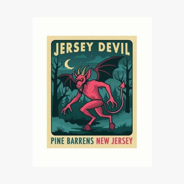 Item preview, JERSEY DEVIL  designed and sold by JazzberryBlue.