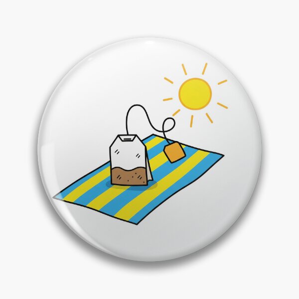 Item preview, Teabag Sunbathing on Beach Towel designed and sold by Owcomm.