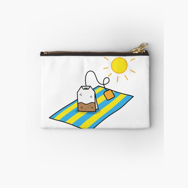 Item preview, Teabag Sunbathing on Beach Towel designed and sold by Owcomm.