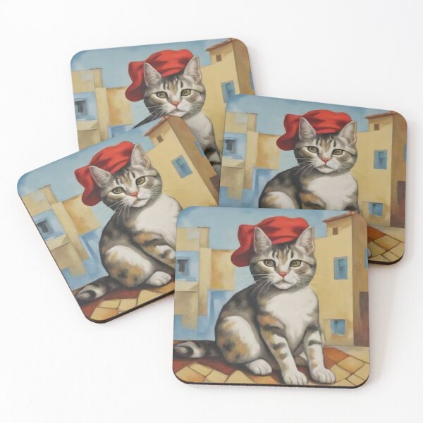 Artikelvorschau, Katze in der Red Hat KI-Generation entworfen und verkauft von Goods4SaleNow.