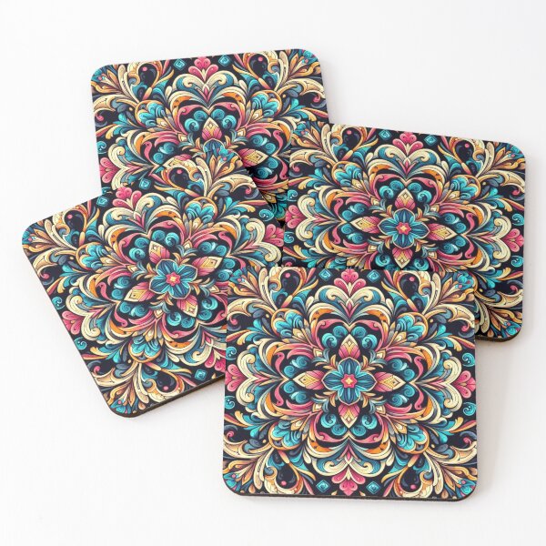 Item preview, Colorful geometric decorative pattern  designed and sold by Dogandesighn.
