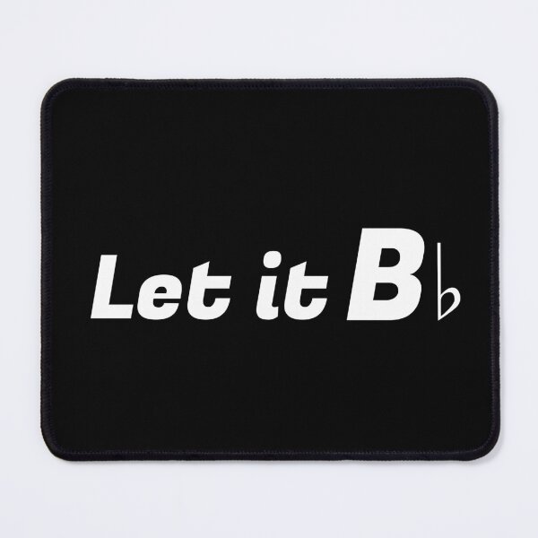 Item preview, Let it B♭ – Funny Musician Sticker designed and sold by PracticePlease.