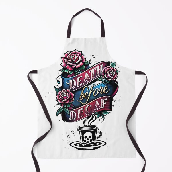 Item preview, Coffee quote: death before decaf designed and sold by Ilikeiwantilove.