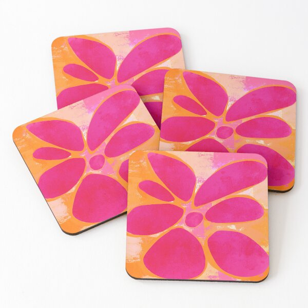 Item preview, Hot Pink & Orange Summer Flower designed and sold by Menega  Sabidussi.