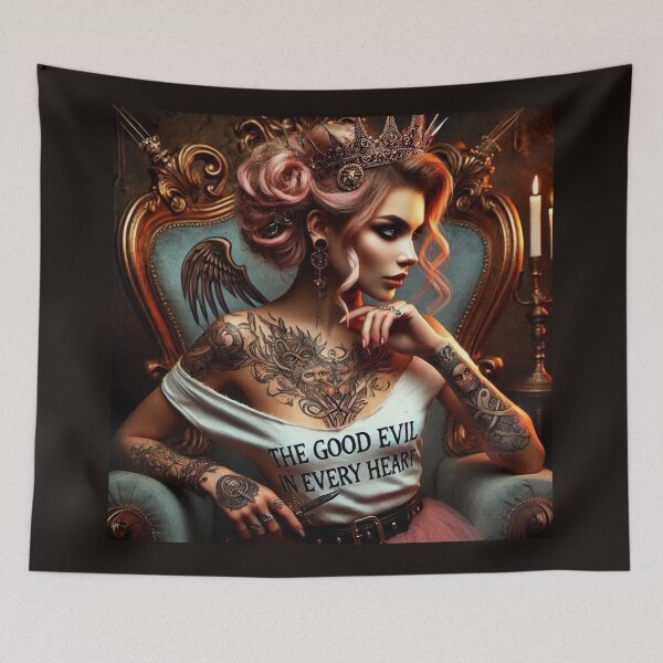 Item preview, Gothic Princess Tattoo Throne designed and sold by Voodoo Store Paranormal Collections.