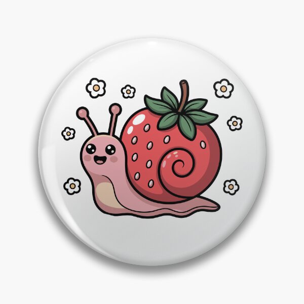 Item preview, strawberry snail designed and sold by jkrphoto.