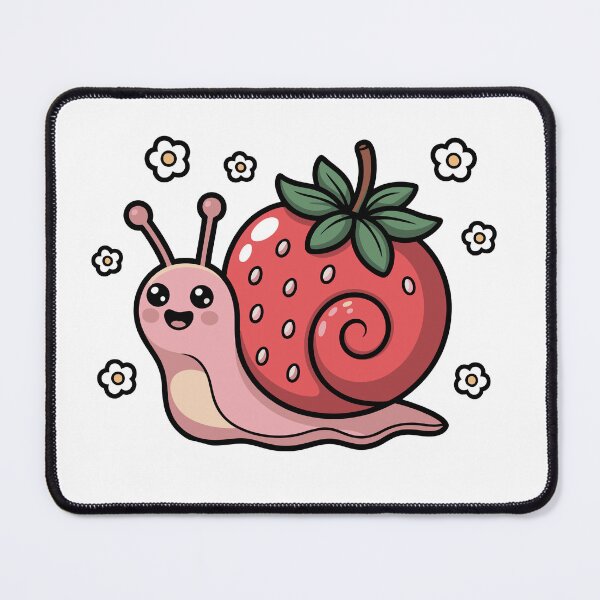 Item preview, strawberry snail designed and sold by jkrphoto.