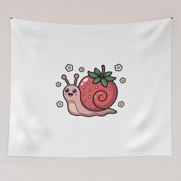 Item preview, strawberry snail designed and sold by jkrphoto.