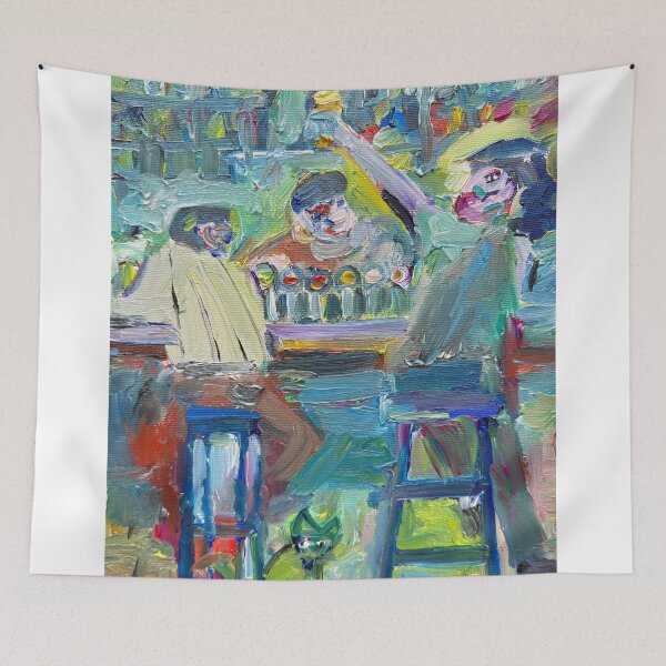 Item preview, PEOPLE IN THE PUB - WITH CAT designed and sold by lautir.