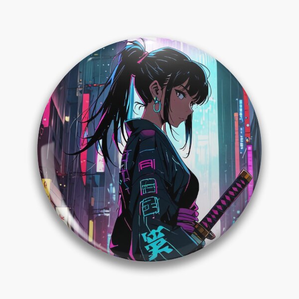 Item preview, Cyberpunk Samurai Girl designed and sold by Ledsor.