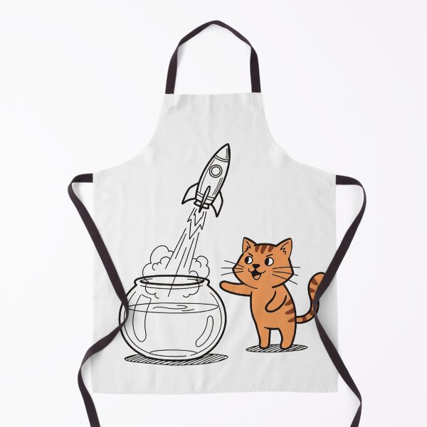 Item preview, Cat Launching Rocket from Fishbowl designed and sold by Owcomm.