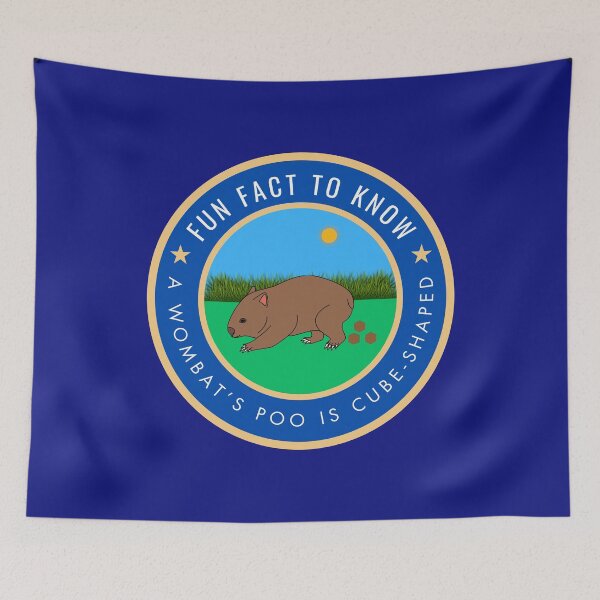 Item preview, Fun fact to know A wombat's poo is cube-shaped designed and sold by fev-rocks.
