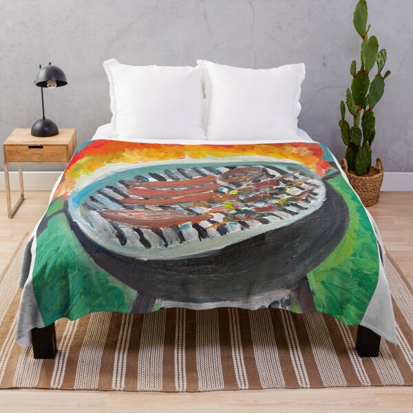Item preview, BARBECUE ON FIRE - oil painting designed and sold by lautir.