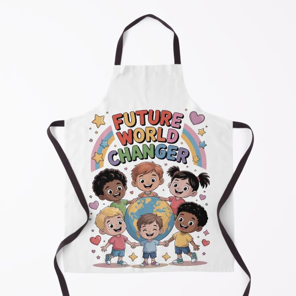 Item preview, Future World Changer Kids Back to School Design | Diverse Children Around Earth Rainbow Art | Inspiring Classroom Poster & Student Gift designed and sold by HahaHandlesHub.